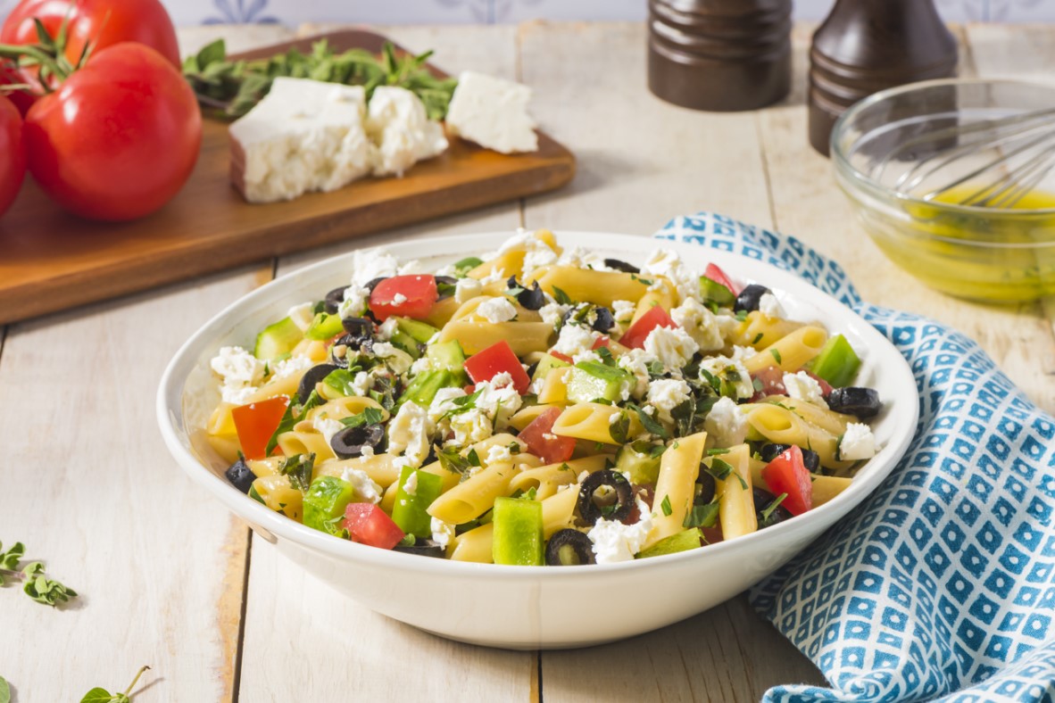 Salade de pâtes à la grecque | Plaisirs laitiers